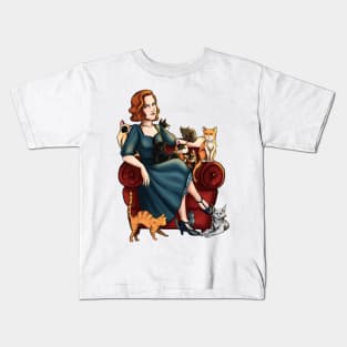 Cat Lady Kids T-Shirt